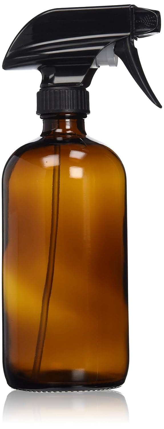 Sally's Organics 16 oz amber glass spray bottle