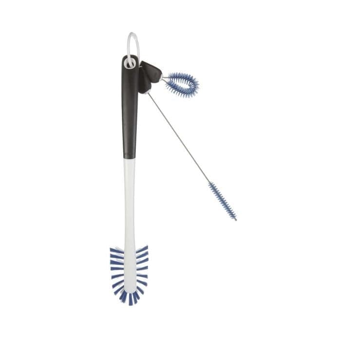 OXO Water Bottle Cleaning Set with bottle, straw and cap brushes