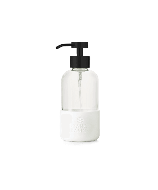 Branch Basics glass foaming-wash bottle with matte black pump